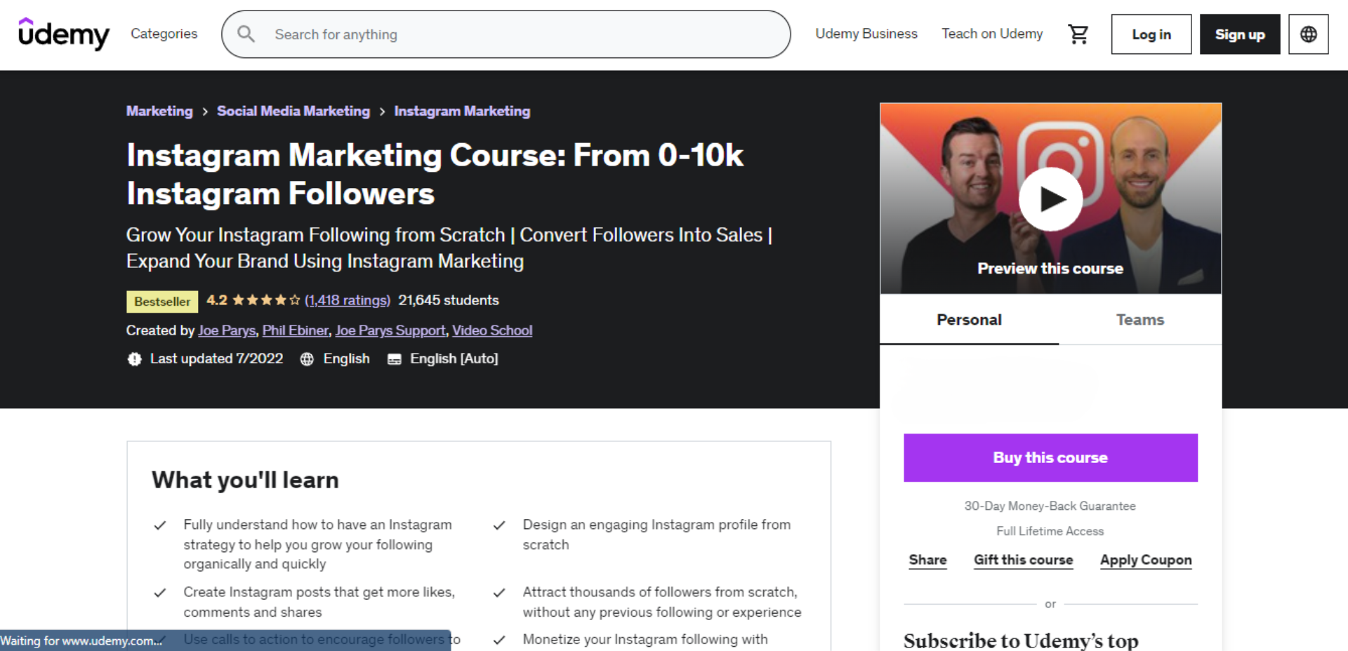 7 Best & Free Instagram Marketing Courses in September 2023